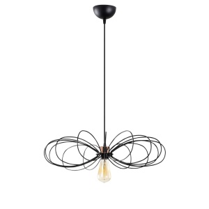 Lustra Hemdem Negru 58x58x112 cm - Img 2