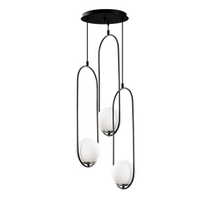 Lustra Mudoni Negru 44x146 cm - Img 3