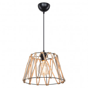 Lustra, Pako Word, PWL-1160, E27, Negru, 30 x 54 cm - Img 1