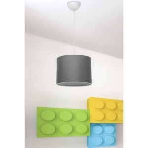 Lustră PWL-1115, gri/alb, 22x16,5 cm - Img 2