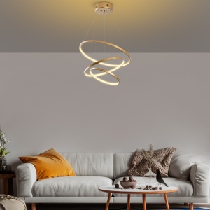 Lustra Simit Auriu 50x80x50 cm - Img 3