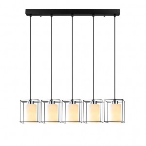 Lustra Swank - 702-5S1 Negru - Img 2