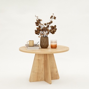 Măsuță de cafea Model Mushroom, Stejar Safir - Img 8