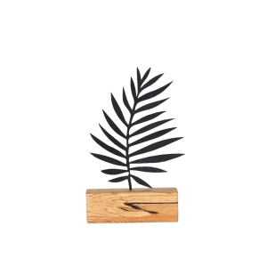 Obiect decorativ M Negru 17x27x3.5 cm - Img 4