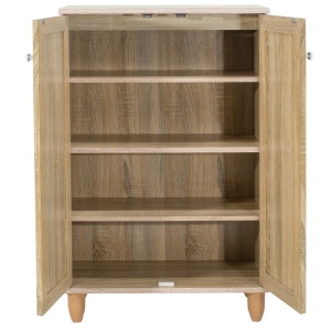 Pantofar cu capacitate 10 perechi, finisaj Sonoma, 60 × 34,5 × 91,5 cm - Img 4