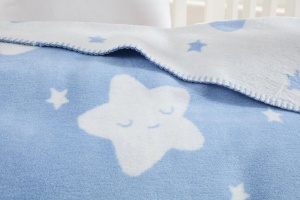Patura Bebelusi Model Star Light Blue - Img 2