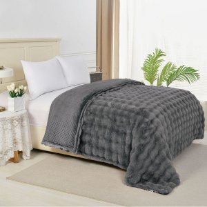 Pătură Cocolino cu blanita 200x230 cm - Rabbit Touch V6