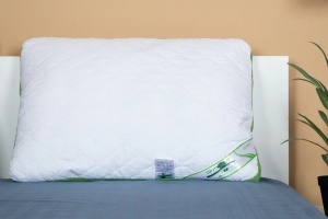 Pernă matlasată Air Soft cu ventilație Air Mesh și umplutură siliconizată, Alb, 50 × 70 cm