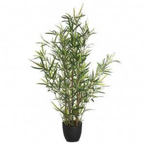 Planta artificiala in ghiveci Green 10 14675 Negru/Verde 63x55x90cm