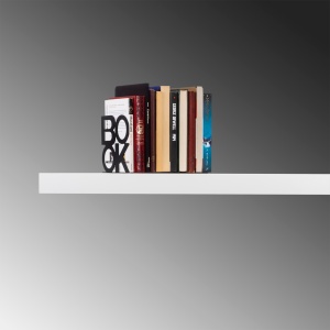Raft de perete din metal Kitap Negru 13.5x13x14 cm - Img 2
