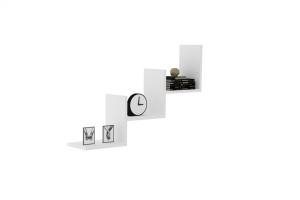 Raft Mist Alb 90x60x19.6 cm - Img 2