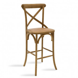 Scaun bar Model Reid, Nuc, 45x52x116 cm - Img 1