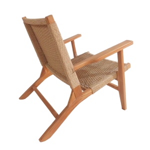 Scaun cu Brate Model Crosy, Natur, 71x81x75 cm - Img 2