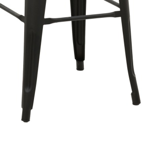 Scaun de bar de grădină Utopia Negru 42x42x97 cm - Img 6