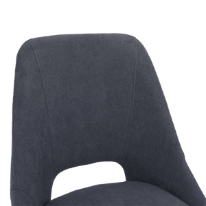 Scaun de bar Initiate, bej/negru, 48x56x98 cm - Img 5