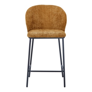 Scaun de bar Karg, maro camel, 49x46x93 cm - Img 4