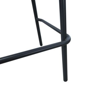 Scaun de bar pentru exterior Model Zuki, Gri, 55x54x109 cm - Img 8