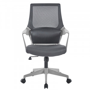 Scaun de birou Fragrant cu plasa din material textil de culoare gri - Img 4