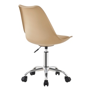 Scaun de birou Gaston II, cappuccino, 48x57x77-90 cm - Img 2