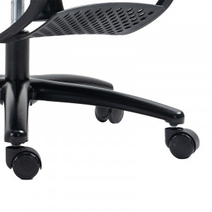 Scaun de birou manager cu suport pentru picioare Verdant Premium Quality plasa negru - Img 8