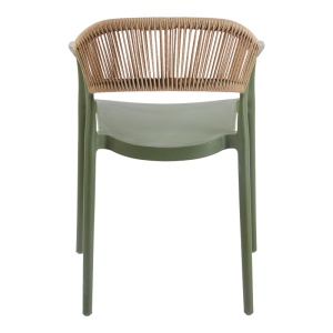 Scaun de Gradina Ankara, verde masliniu, 54x55.5x77 cm - Img 6