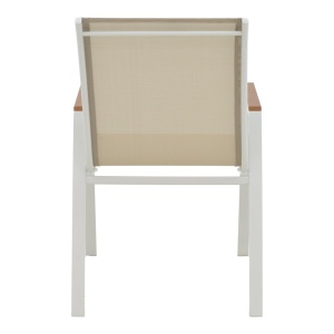 Scaun de grădină Azelie Bej 77x55x94 cm - Img 5