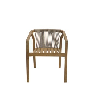 Scaun de Gradina Malibu II, bej, 58x63x74 cm - Img 3
