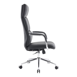 Scaun directorial Bendona, negru, 71x78x119-127 cm - Img 3