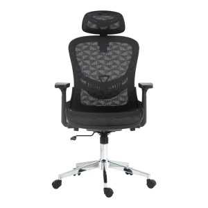 Scaun directorial Mergi, negru, 62x63x110-120 cm - Img 5