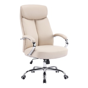 Scaun directorial Venza, bej, 70x65x117-124 cm