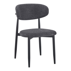 Scaun Folegio, antracit/negru, 50x57x79.5 cm