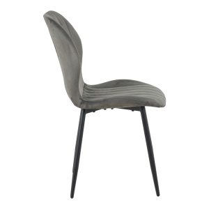 Scaun Jelour, antracit/negru, 46.5x60x84 cm - Img 3