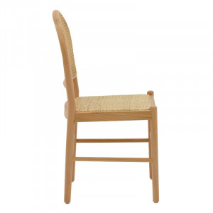 Scaun Model Alessia, Natur, 43x40x89 cm - Img 3