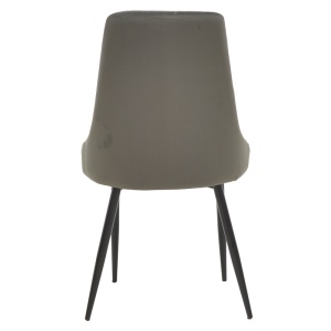 Scaun Model Azori, Gri inchis/Negru , 49x55x85 cm - Img 5