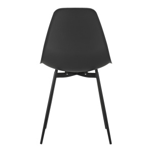 Scaun Model Ballen, Negru, 41.5x53x84.5 cm - Img 5