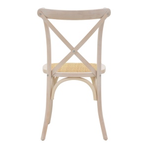 Scaun Model Dylon, Natur/Alb, 48x52x89 cm - Img 5