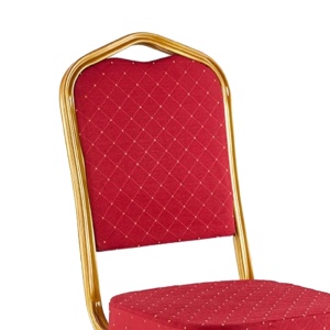 Scaun Model Hilton, RED/Auriu, 45x51x96 cm - Img 2