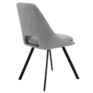 Scaun Model Initiate, Gri/Negru, 48x57x85 cm - Img 2