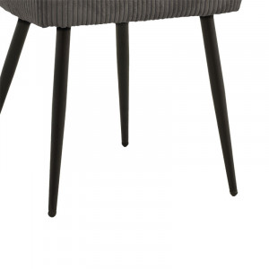 Scaun Model Mattia, Antracit/Negru, 55x53x80 cm - Img 8