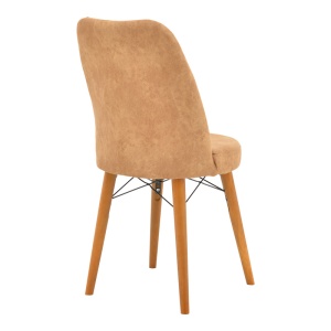 Scaun Model Nevis, Maro/Nuc/Negru, 47x50x91 cm - Img 2