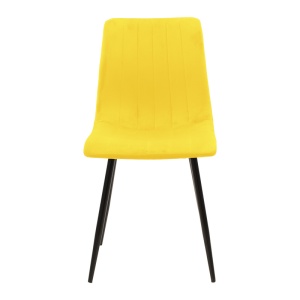 Scaun Model Noor, Galben/Negru , 44x53x86 cm - Img 4