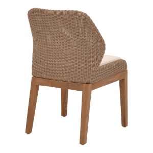 Scaun Model Swinton, Natur/Crem, 53x63x86 cm - Img 2