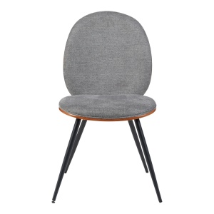 Scaun Nerezy, gri/negru, 57.5x48x88 cm - Img 4