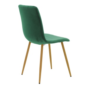 Scaun Noor, verde/natural, 44x53x86 cm - Img 2