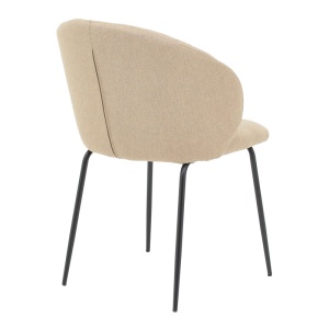 Scaun Olympian, bej/negru, 50x55x83 cm - Img 2