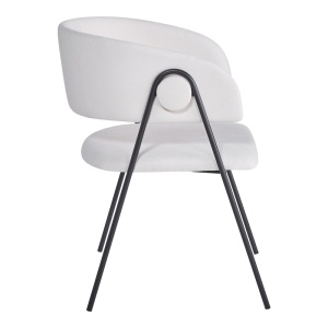 Scaun Rachele I, bej/negru, 52x65x79 cm - Img 3