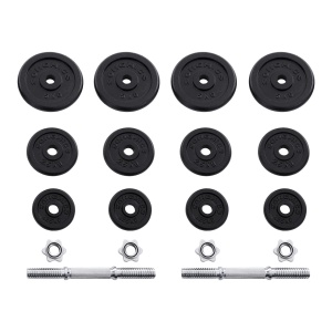 Set 2 gantere Songmics Negru 35x21.3x21.3 - Img 5
