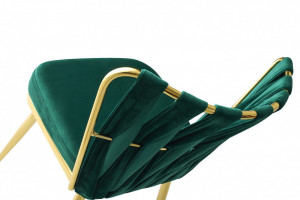 Set 2 scaune Model Belt, Verde, 43x43x82 cm - Img 5