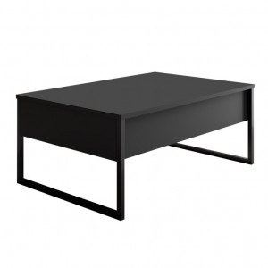 Set de mobilier pentru living Luxe, Antracit- Negru - Img 8