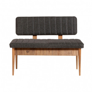 Set Masa si Scaune 5 Piese Vina 105 Atlantic Pine-Antracit - Img 2